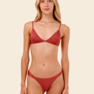 BIKINI TRIÁNGULO MALVA SATINADO
