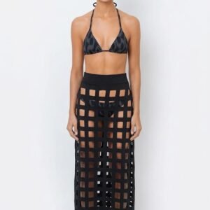 FALDA CUT OUTS NEGRA