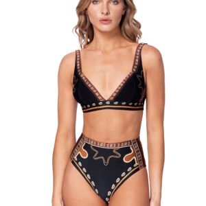 BIKINI TRIBAL HIGH WAIST FULL COVERAGE