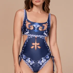 ONE PIECE MULTICOLOR CUT OUTS