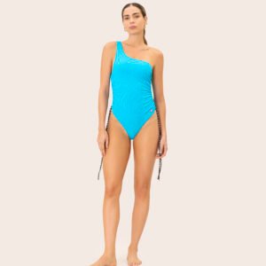 ONE PIECE SINGLE SHOULDER AZUL ELÉCTRICO