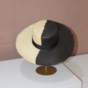 SOMBRERO BLACK AND WHITE CORDOBÉS DESFLECADO